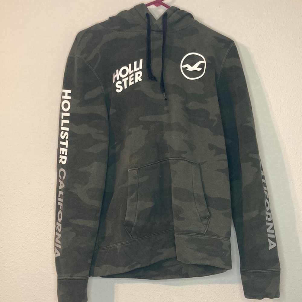 Hollister camo Med hoodie